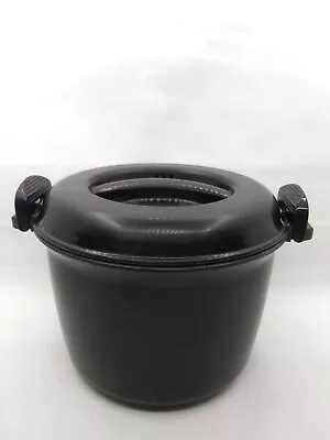 Black Pampered Chef Hong Kong Microwave Rice Cooker 6  READ • $21