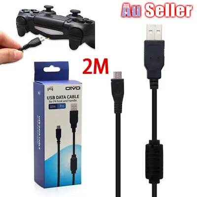 $11.99 • Buy For PS4 DualShock 4 Playstation 4 Controllers USB Charging Cable Cord 2M