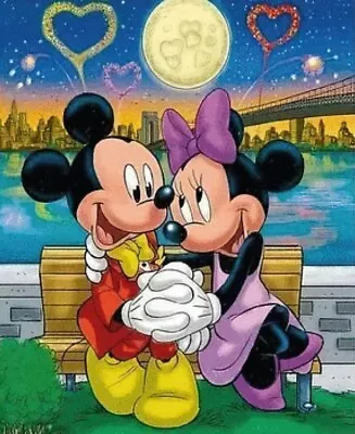 Mickey Mouse And Minnie Mouse (12) Cross Stitch Pattern • £5