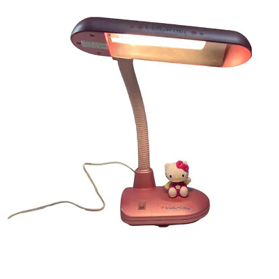 £57.10 • Buy WORKS Hello Kitty Vintage  Pink Fluorescent Bulb Desk Lamp Sanrio 2000 