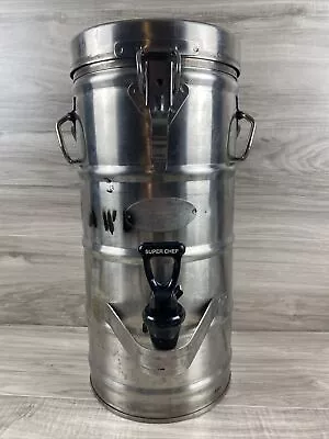 VTG Military SUPER CHEF MIL-320 BEVERAGE CONTAINER DISPENSER Stainless Series 9 • $174.95