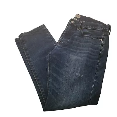 J Crew 484 Slim Straight Medium Wash Mens Jeans 32/30 • $19.99