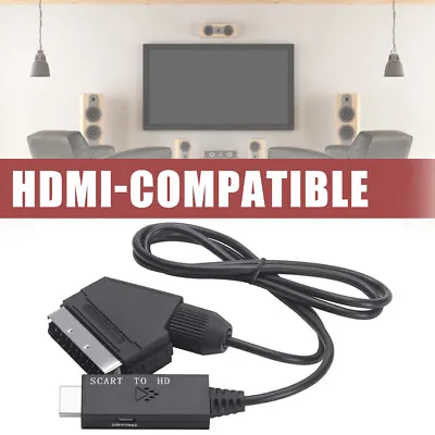 £12.74 • Buy SCART To HDMI Cable Video Adapter SCART To HDMI Converter SCART To HDMI E S~ S~