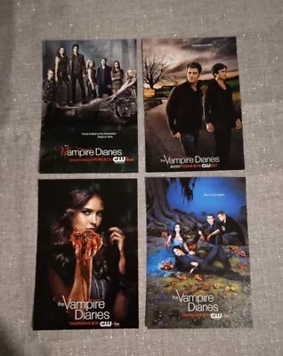 4x Vampire Diaries Picture Print Bundle A6 Tv Show Art Poster Free P+p • £4