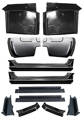 67-72 Chevy C10 Truck Cab Corner Rocker Panel Slip-on Cab Mount Floor Pan 12-PC • $369.95