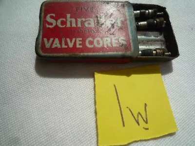 Genuine Vintage Schrader Valve Cores In Tin 1950's Classic Bike • $9.94