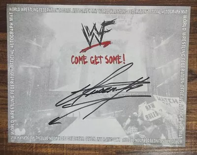 The Undertaker Signed WWF 8x11 Autograph Mat • £144.77