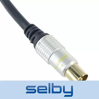 $10 • Buy 75cm TV Antenna Cable PAL Male To PAL Male Flylead Aerial Cord Coax Lead