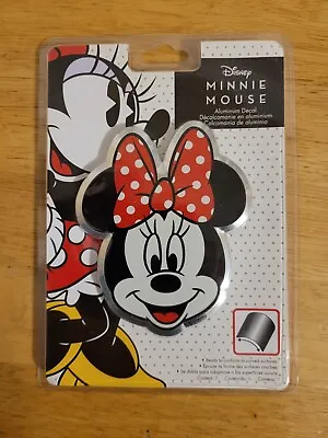 New Aluminum Minnie Mouse Disney Vehicle Or Home Decal   • $9.99