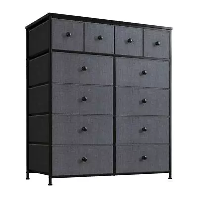 12 Drawers Dressers & Chest Of Drawers Tall Dressers For Bedroom Closet • $85.46