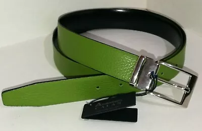 £59.99 • Buy ANDERSONS REVERSIBLE GREEN LEATHER NAVY ITALIAN LEATHER MENS BELT 100cm 38  BNWT