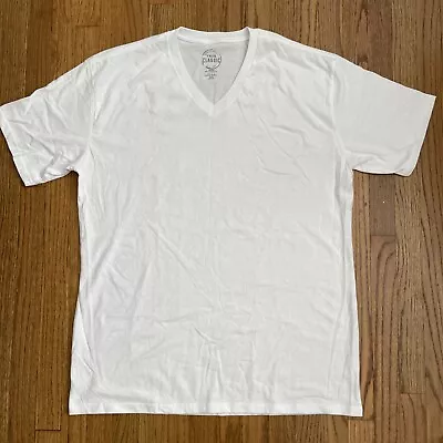 True Classic Premium Quality * V-NECK * T Tee Shirt WHITE Men's EXTRA LARGE XL • $14.18