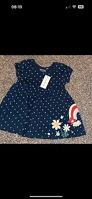 BNWT Blue Zoo Baby Girl Dress Rainbow 3-6  • £4.50