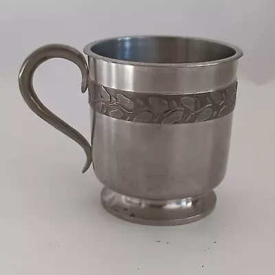 Vintage Mullingar Pewter Ireland Footed Mug Cup With Handle  • $25