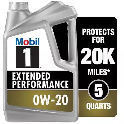 Mobil 1 Extended Performance Full Synthetic Motor Oil 0W-20 5 Qt • $29.97