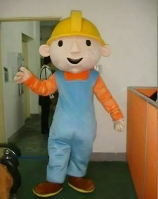 Bob The Builder Fancy Dress Mascot EPE Outfit Adult Size Costume • $94.99