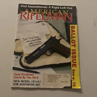 1993 Feb American Rifleman Magazine Problems With The M14 (MH399) • $20.79