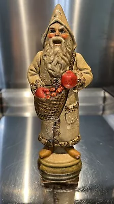 Vintage Vaillancourt Folk Art Chalkware Santa Father Christmas 1987 #20 • $259.99