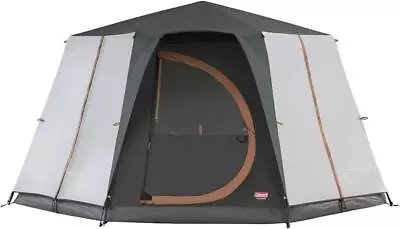 Coleman Cortes Octagon 8 Tent Grey Camping Family Festivals Glamping • £199.95