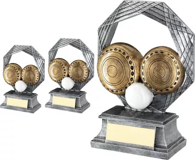 Lawn Bowls Octagon Resin Competition Award With FREE Engraving 3 Sizes RF627 • $146.23