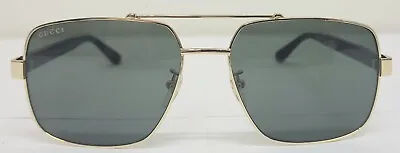 $299 • Buy Gucci Golden Aviator Sunglasses.
