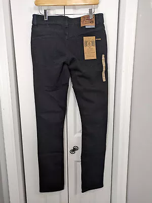 Volcom NWT Men's Size 30x34 Skinny Jeans 2x4 Black • $32