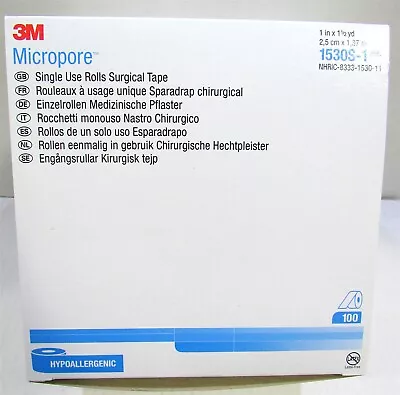 3M Tape Micro Foam Paper 1 Inch X 1-1/2 Yards  100 Per Box  • $19.95