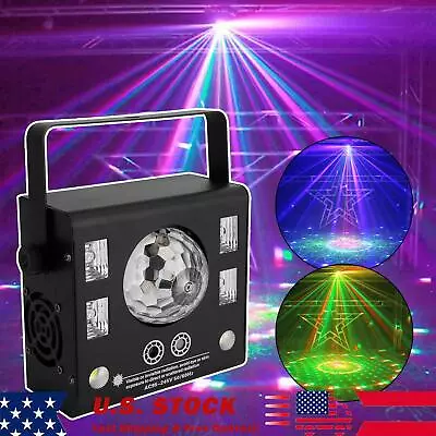 4 In 1 RGB Disco Party DJ Light LED Stage DMX Magic Ball Light Strobe Beam EP • $67.99