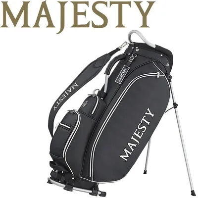 MAJESTY Golf Japan 2024 ULTRA SMOOTH BLACK Stand Caddy Bag CB3401 Maruman 3.2 Kg • $707