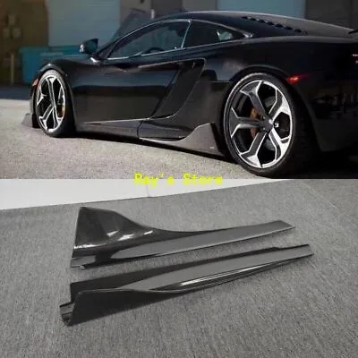 Carbon Fiber SideSkirts Side Step Cover Lip For McLaren MP4-12C 650S DM Style • $699.99