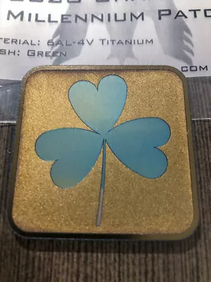 Mummert 2  Shamrock Millennium Titanium Patch St Patricks Pats TAD Ti Eye Green • $74.98