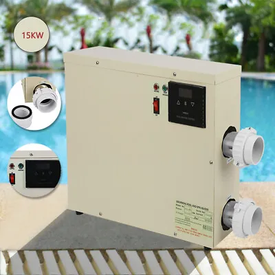 $205.36 • Buy 15KW 220V Swimming Pool & SPA Hot Tub Electric Water Heater Thermostat