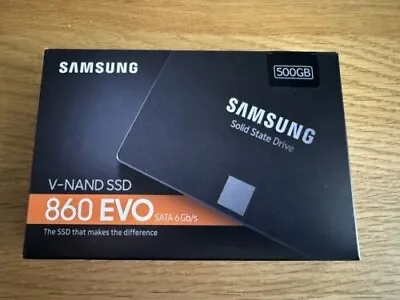 Samsung Ssd 860 Evo 500gb 2.5 Sata Iii Nand Solid State Drive Mz-76e500b/eu • £32