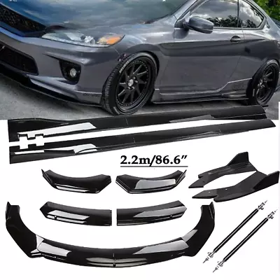 For Honda Accord Coupe Sedan Side Skirt Rear & Front Bumper Lip Splitter Rods • $99.99