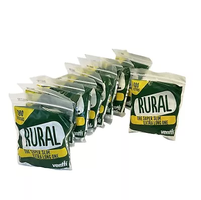 50 X Bags Ventti Rural Super Slim Extra Long Filters 180 Tips Per Bag • $64.32