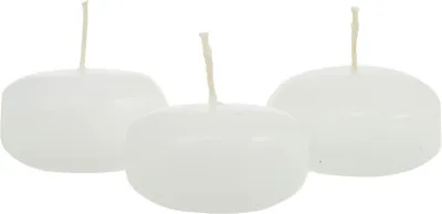 100 White Floating 4cm Candle Wedding Party Birthday Event Table Centrepiece • $63.79