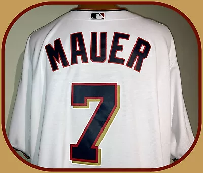 Minnesota Twins Joe Mauer Majestic Cool Base Adult 2xlarge Replica Jersey Nwot • $99.99