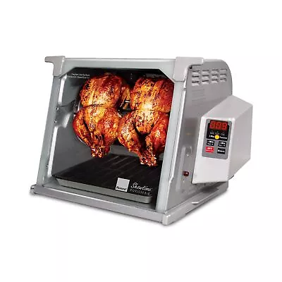 Ronco Showtime Large Capacity Rotisserie & BBQ Oven Platinum Edition Digital... • $161.29