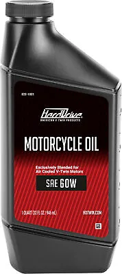 $9.86 • Buy HardDrive Motorcycle Engine Oil 60W 1QT Pre-Evo V-twin Harley Davidson 2804-042E