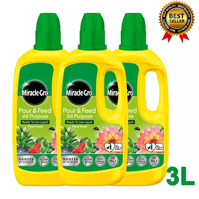 Miracle-Gro Pour And Feed Liquid Plant Food Packs UK Seller • £23.99