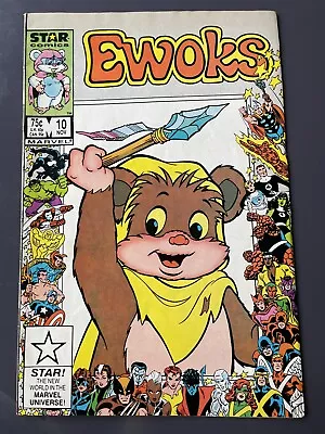 Ewoks #10 (November 1986) Newstand Variant Anniversary Border Marvel Star Comics • $125