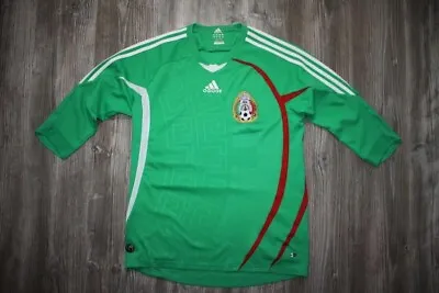 Mexico Adidas 2008 HOME FOOTBALL Jersey SHIRT MAN SIZE M • £33.60