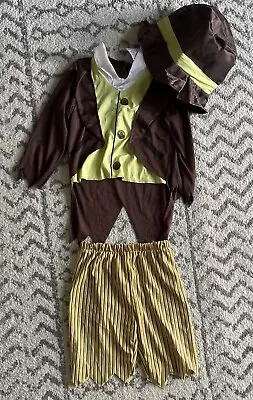 Oliver Twist Dodger Fancy Dress Costume Age 3-4 Years • £7.99