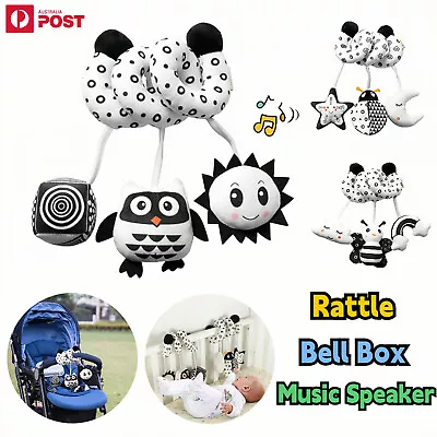 Baby Crib Cot Pram Hanging Plush Toys Rattle Spiral Stroller Bedding Car Seat AU • $14.12