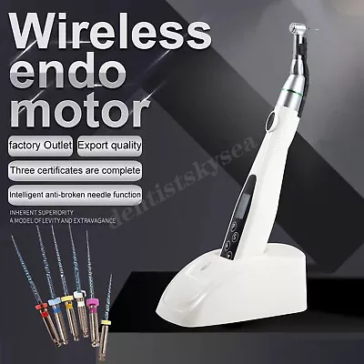 SANDENT Dental Wireless LED Endo Motor 16:1Reciprocating Root Canal / Niti Files • $7.99