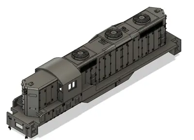 N Scale EMD GP9 Phase 3 With DB Locomotive Shell • $25
