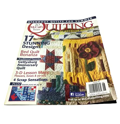 McCalls QUILTING Magazine The Best Of American Quilting May/June 2013 • $10.30