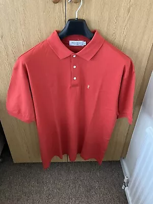 Men’s New YSL Polo Shirt XL Blood Orange  • £32