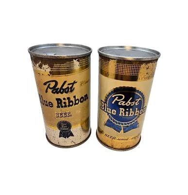 Pabst Blue Ribbon Flat Top Beer Cans  • $8