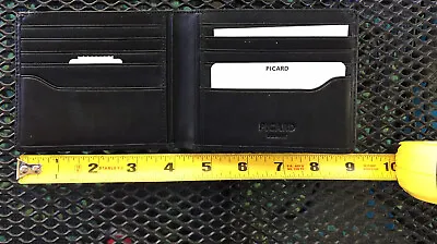 $31 • Buy Picard Men's Black Leather Wallet    BRAND NEW 
